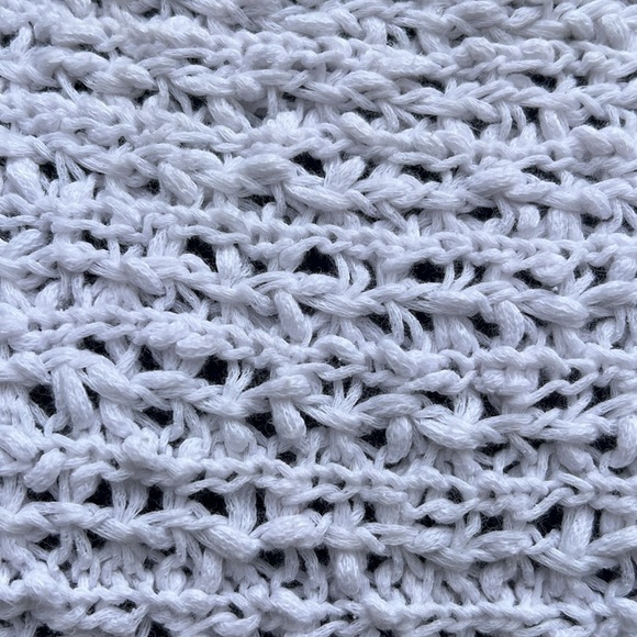 J Jill 100% cotton white sweater size small - Picture 5 of 9